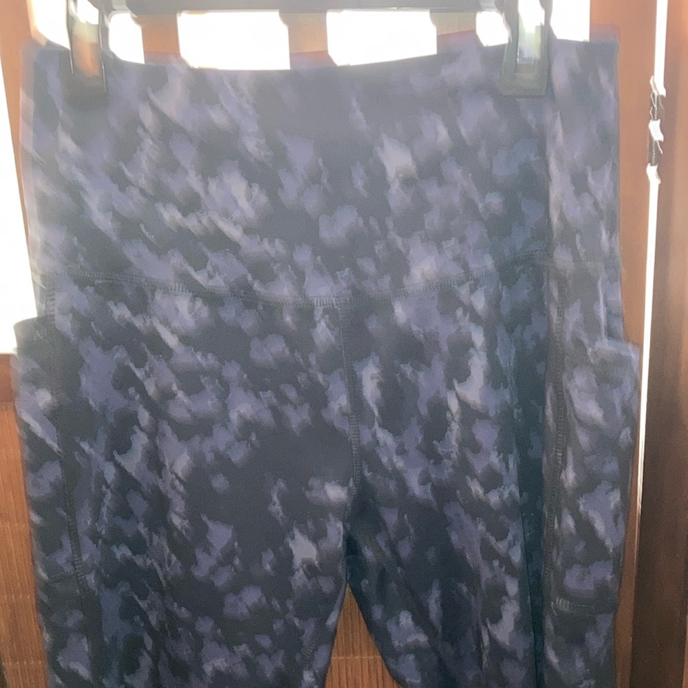 Leg End Patterned Pants L - Picture 3 of 4